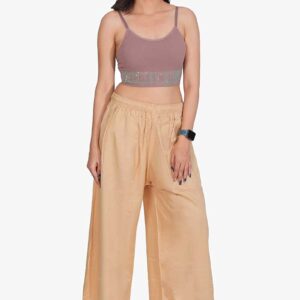 Pure Rayon Cotton Palazzo - Free Size, Chiku