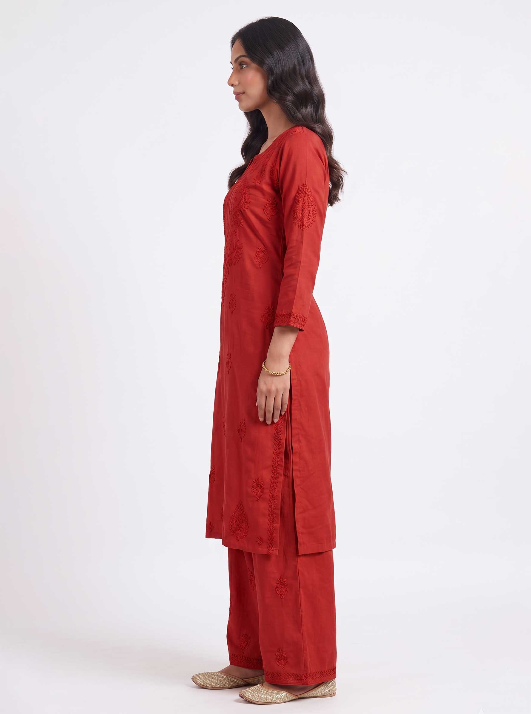 chikankari-suit-red-2