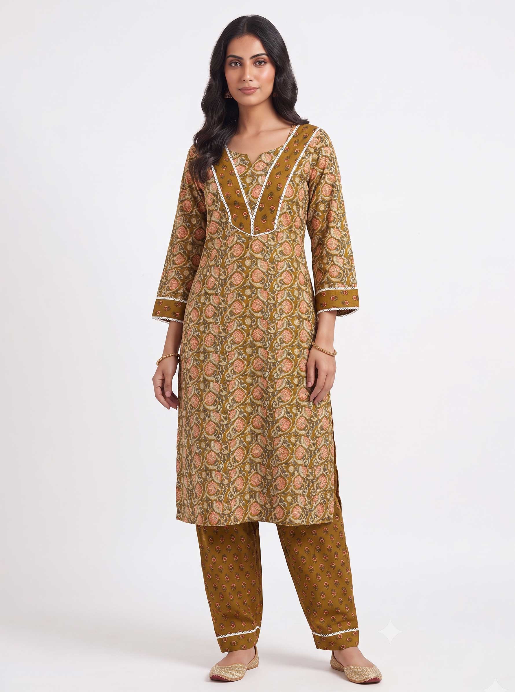 suit-gloden-brown-floral-1